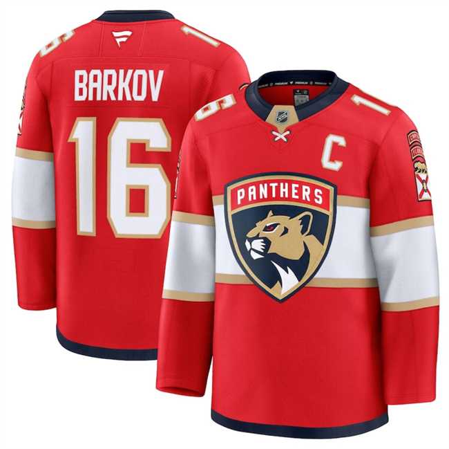Men's Florida Panthers #16 Aleksander Barkov Red 2024-25 Home Stitched Hockey Jersey Dzhi,We sell and wholesale Men's Florida Panthers #16 Aleksander Barkov Red 2024-25 Home Stitched Hockey Jersey Dzhi on line form chian!